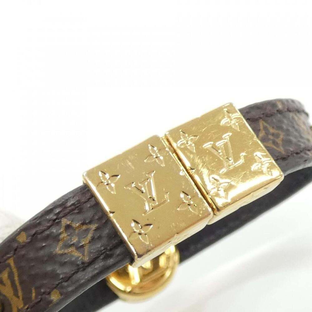 LOUIS VUITTON Black Monogram Charm Bracelet - Picture 4 of 5